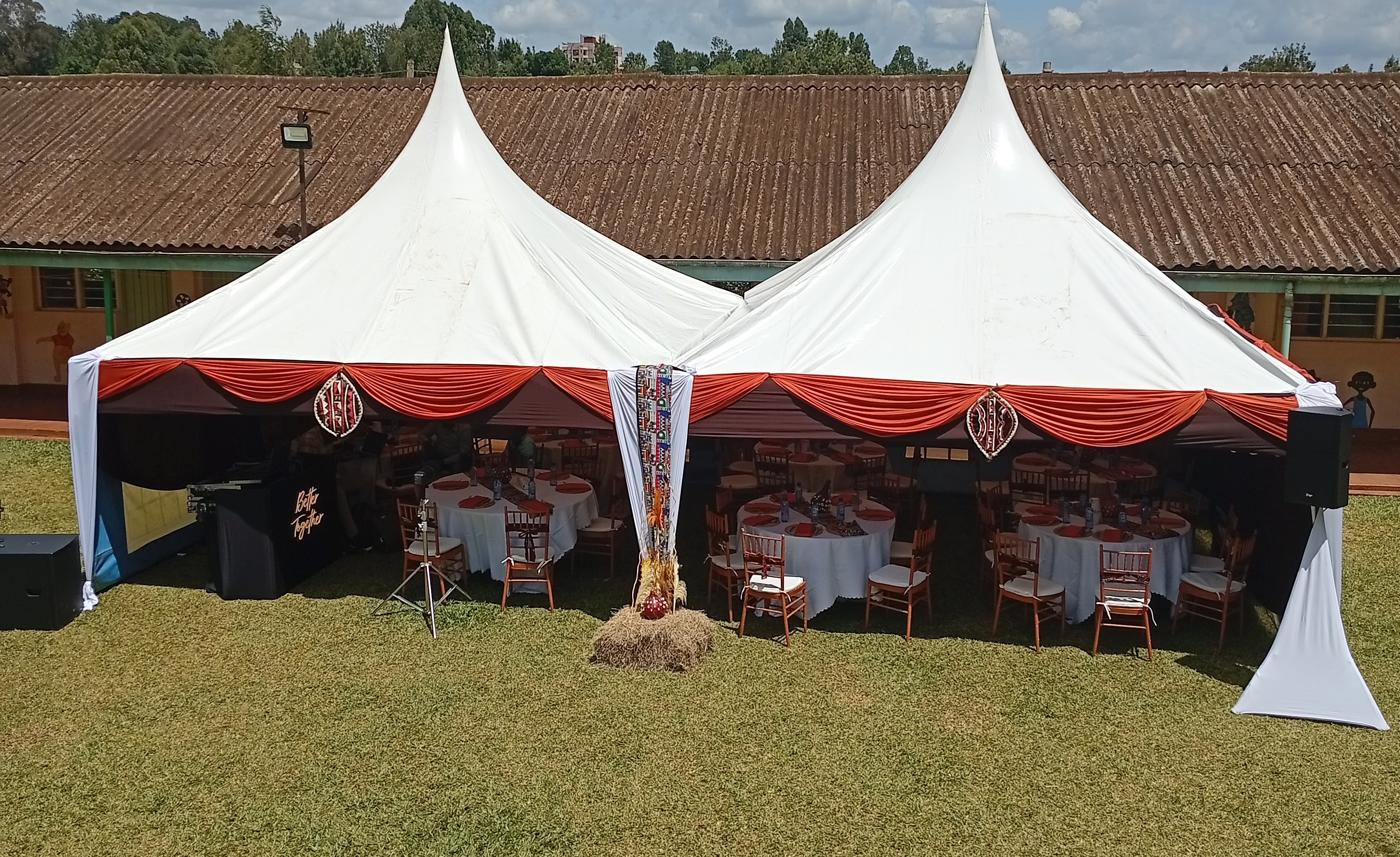 EventsPlus Ruracio tent draping and event décor in Kenya