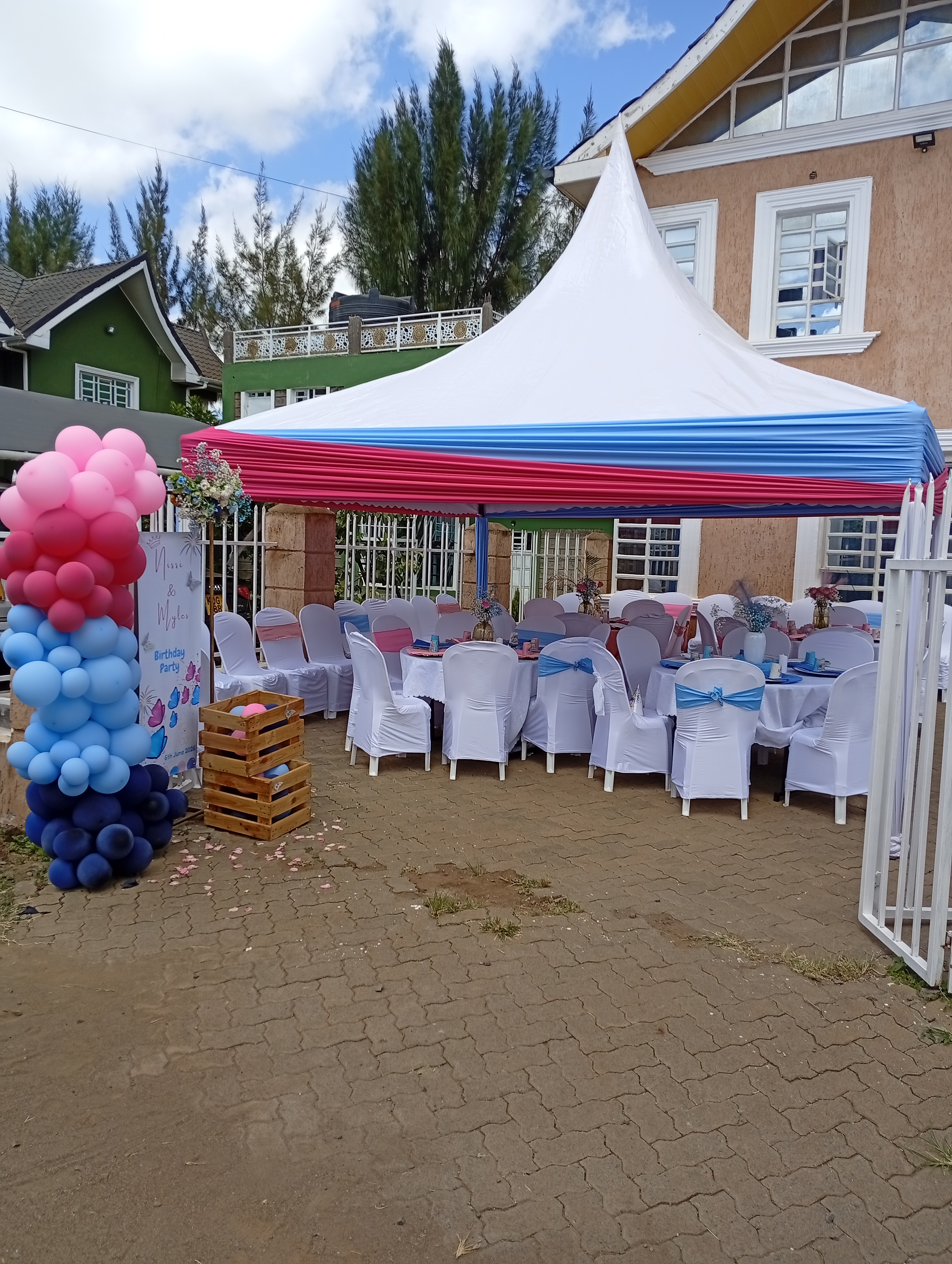 Birthday party décor Kenya