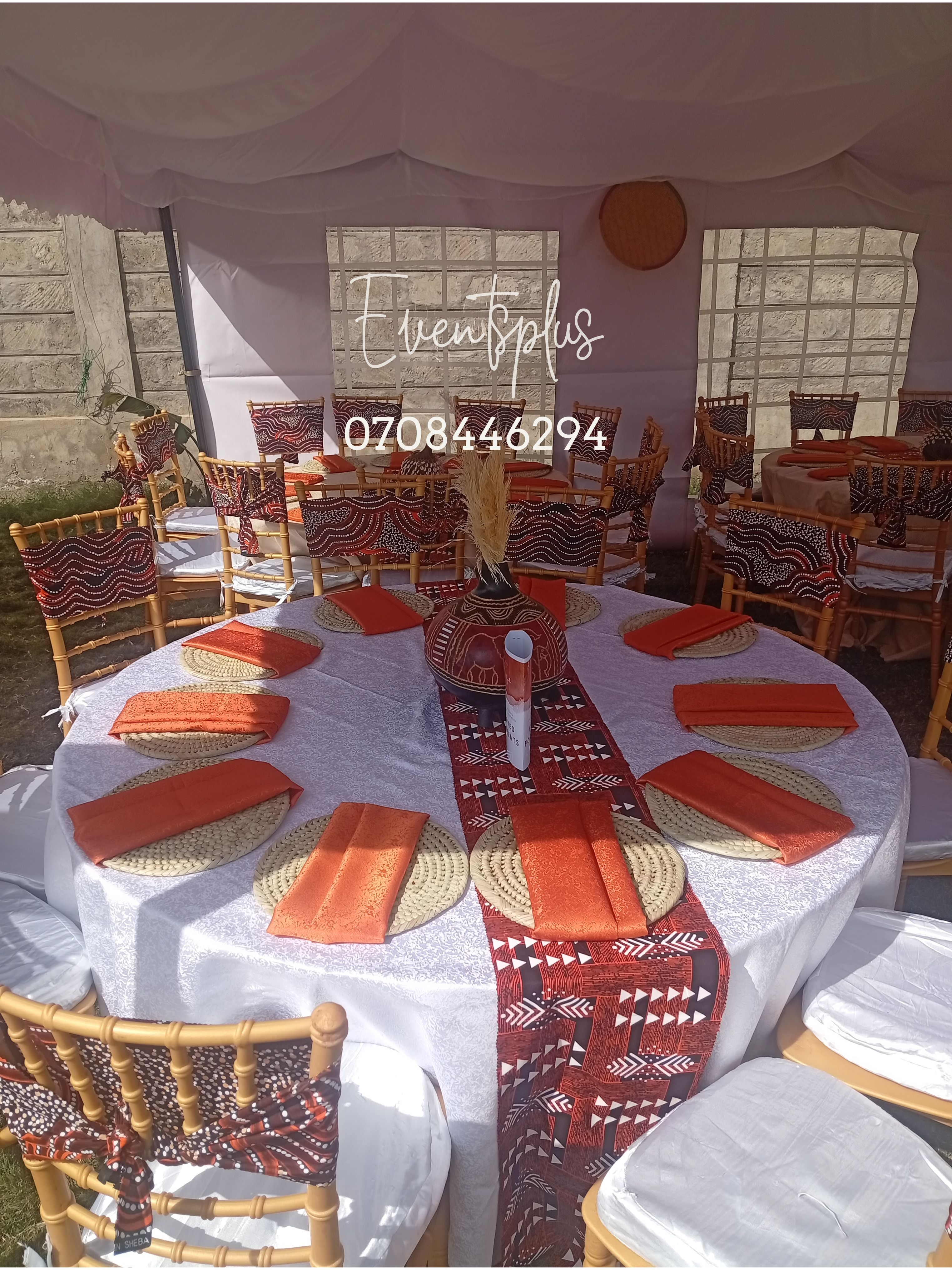 Ruracio table décor Nairobi Kenya